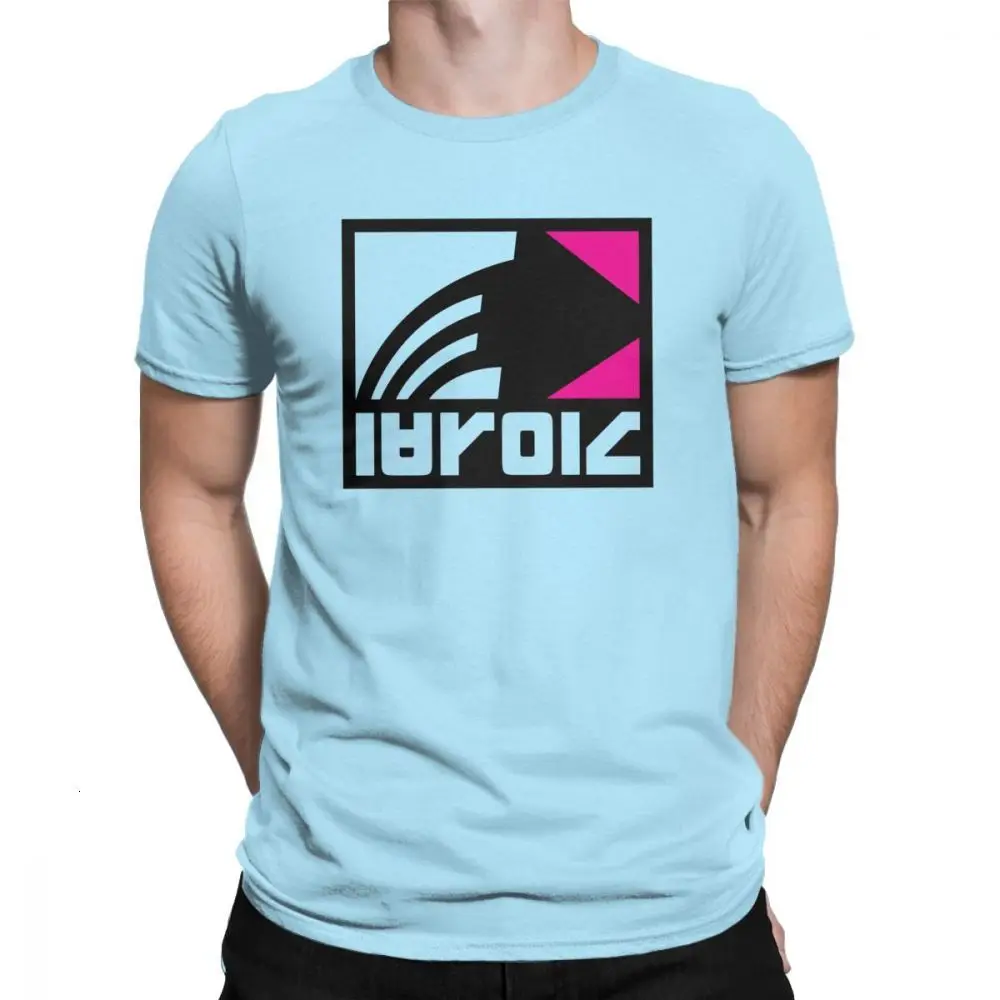 SkyBlue One yona/Новинка, Zink, многослойные LS Splatoon футболки, мужская хлопковая Футболка с вырезом лодочкой, Детские оригинальные топы с короткими рукавами и чернильными рисунками для игры в кальмаров - Color: SkyBlue