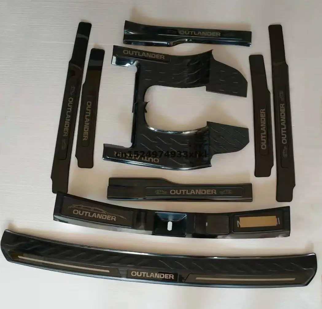 Высококачественная накладка протектора для багажника из нержавеющей стали/порог дверь порог для Mitsubishi Outlander 2013- стиль