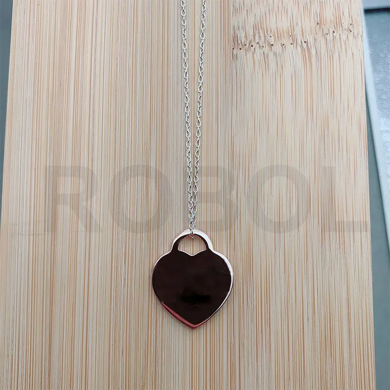 Новое высококачественное Оригинальное серебряное ожерелье с драгоценными