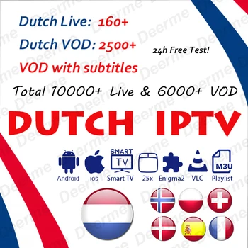 

Netherland IPTV Dutch IPTV Nederlands IPTV M 3U Subscription Holland IPTV for Android TV Box Enigma2 250 Smart tv PC X96 mini