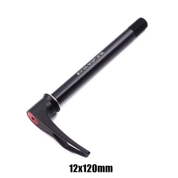 

Black Thru Axle Fork Frame Skewer Cycling 120/123/171/175*12mm Replacement