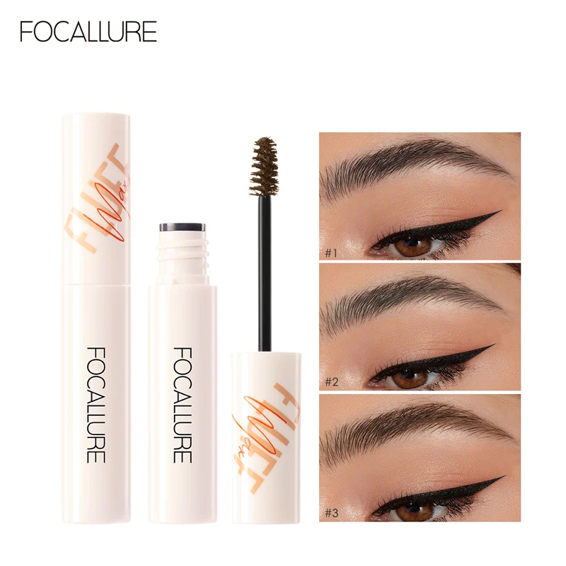 

FOCALLURE Natural Brow Gel Long Hold Waterproof Eyebrow Cream Hair Like Finish Wild Eyebrows Styling Gel Beauty Eyes Makeup