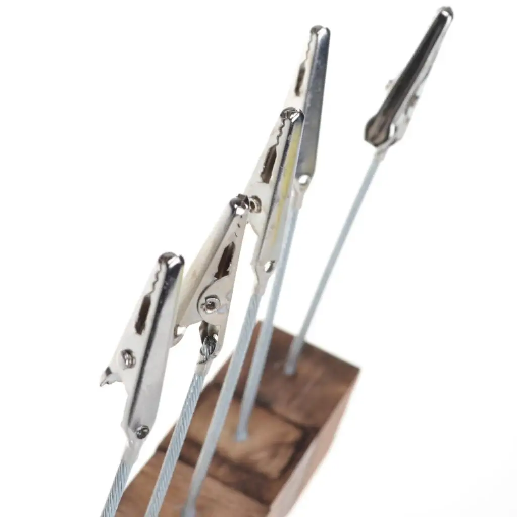 10pcs Memo Clip Holder Stand with Alligator Clasp for Pictures Card Paper Note Clip Shop Display Price Tag