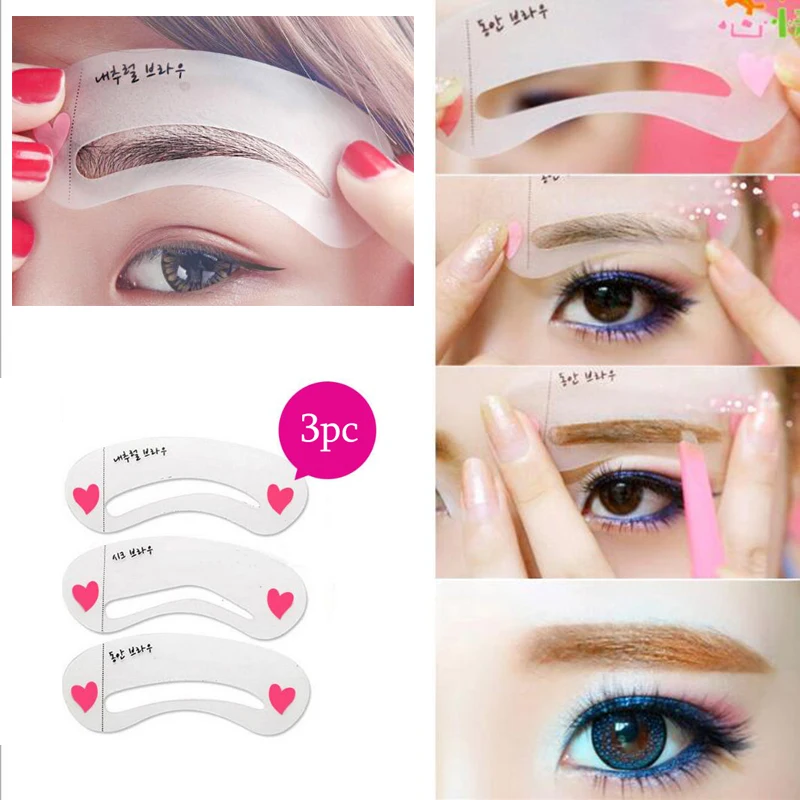 Eyebrow card 3pc YMSMT, двойной карандаш для бровей, водостойкий, не отбеливающий, стойкий, не цветущий, ревущий, молочница, артефакт, 5 цветов - Цвет: Eyebrow card 3pc