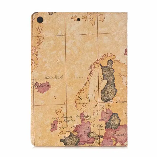 A1822 A1823 мультфильм Coque для Apple iPad 9,7 чехол с принтом карты слот для карт PU кожаный флип чехол для iPad 9,7 Чехол Folio