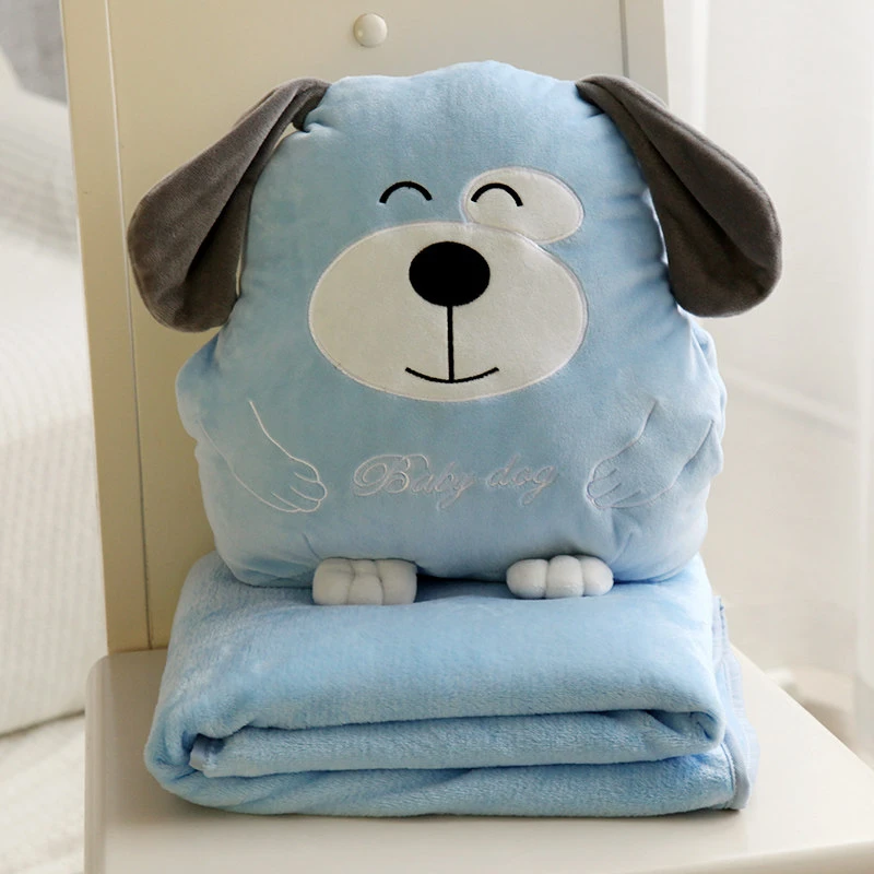 stuffed animal and blanket set