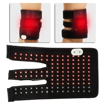 

LED Light Therapy Wrap Arthritis Recovery Muscle Pain Relief Knee Leg Care Nursing Belt Braces Supports USB Charging Health Care
