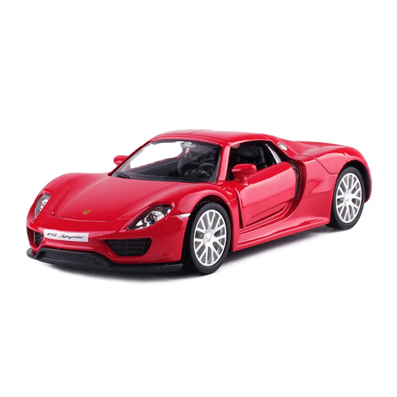 Hot Selling Cake Bakery Model Sports Car Alloy Car CHILDREN'S Toy Genuine with Logo 918 Warrior Car Model