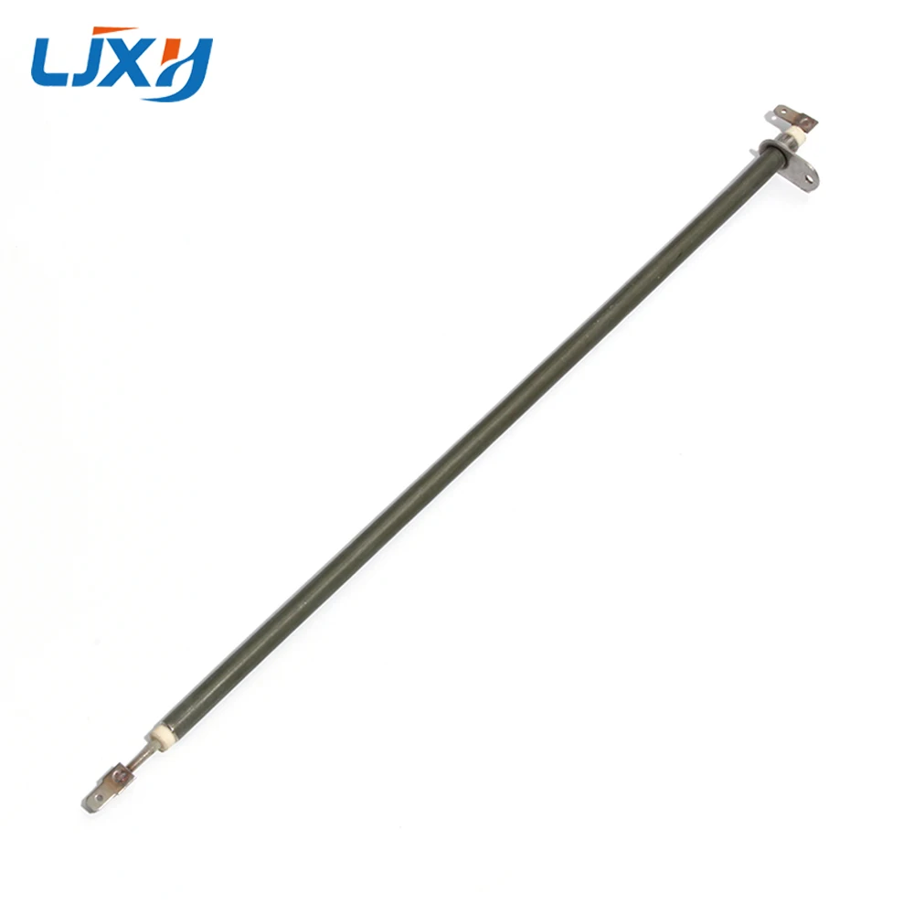 2 PCS 320/325/330/340/350mm Green Heating Element with Round Metal Sheet for Electric Oven Electric Heat Tube by Annealing