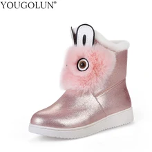 Зимние сапоги из искусственной кожи женская зимняя обувь на плоской подошве с плюшевой подкладкой женские ботильоны из искусственного меха, цвет черный, серебро, золото, хрусталь, A365