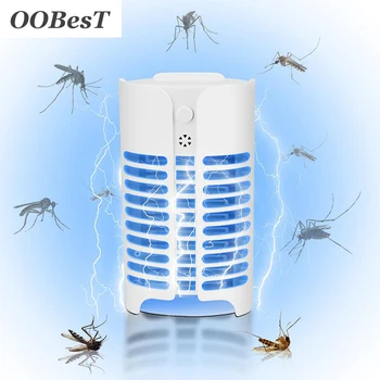 

OOBesT 0.8W Mosquito Lamp Shock No Radiation Mosquito Trap LED Energy Saving Mosquito Killer Hotel Kitchen Mosquito Trapper