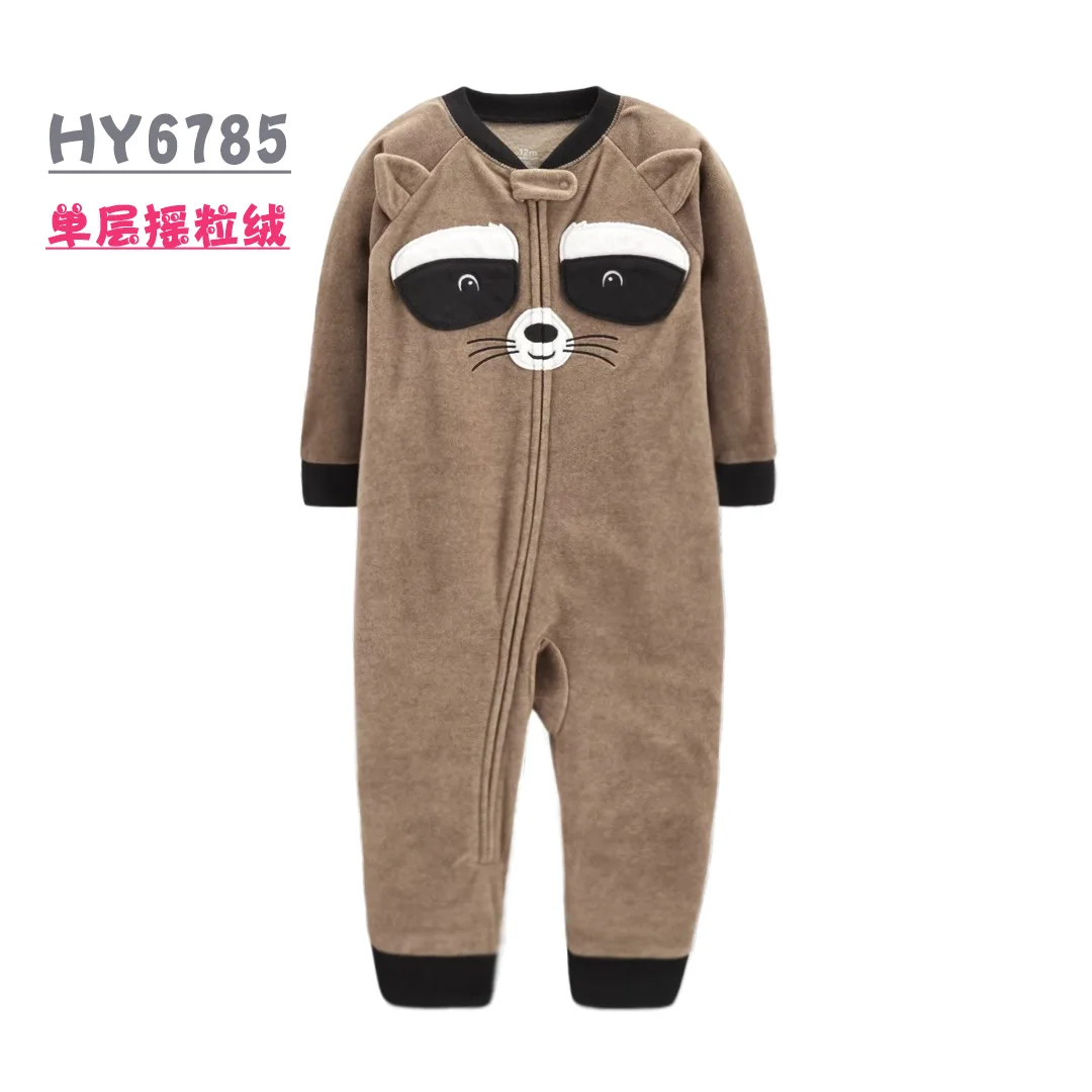 Baby Bodysuits medium Baby clothes boys pajamas outwear boy Camouflage zipper jumpsuit fleece winter pajamas warm baby girl romper newborn baby stuff Cute Infant Baby Girls Romper Baby Rompers