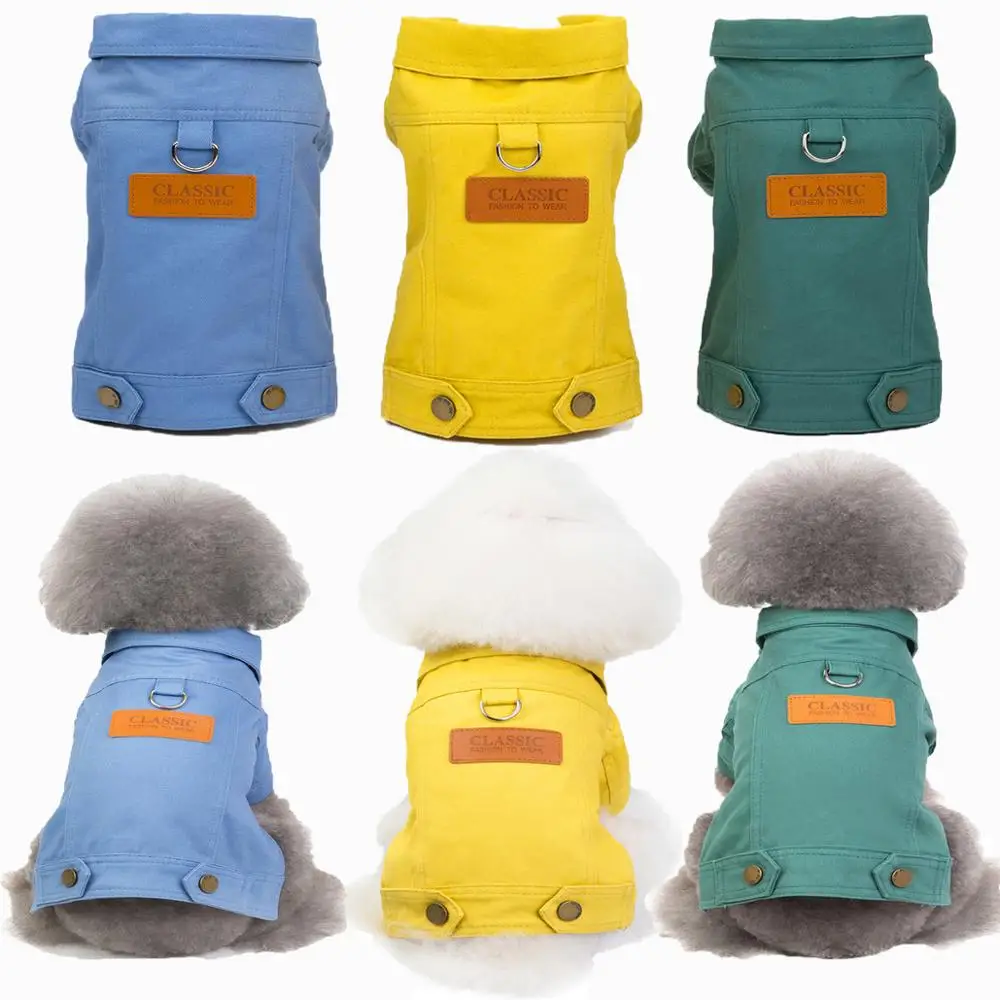 

Pet cowboy clothes Dog Clothing Two-legged coat Warm Clothes for Dogs Thick and Thin Pet Product Dog Coat Jacket Puppy Chihuahua