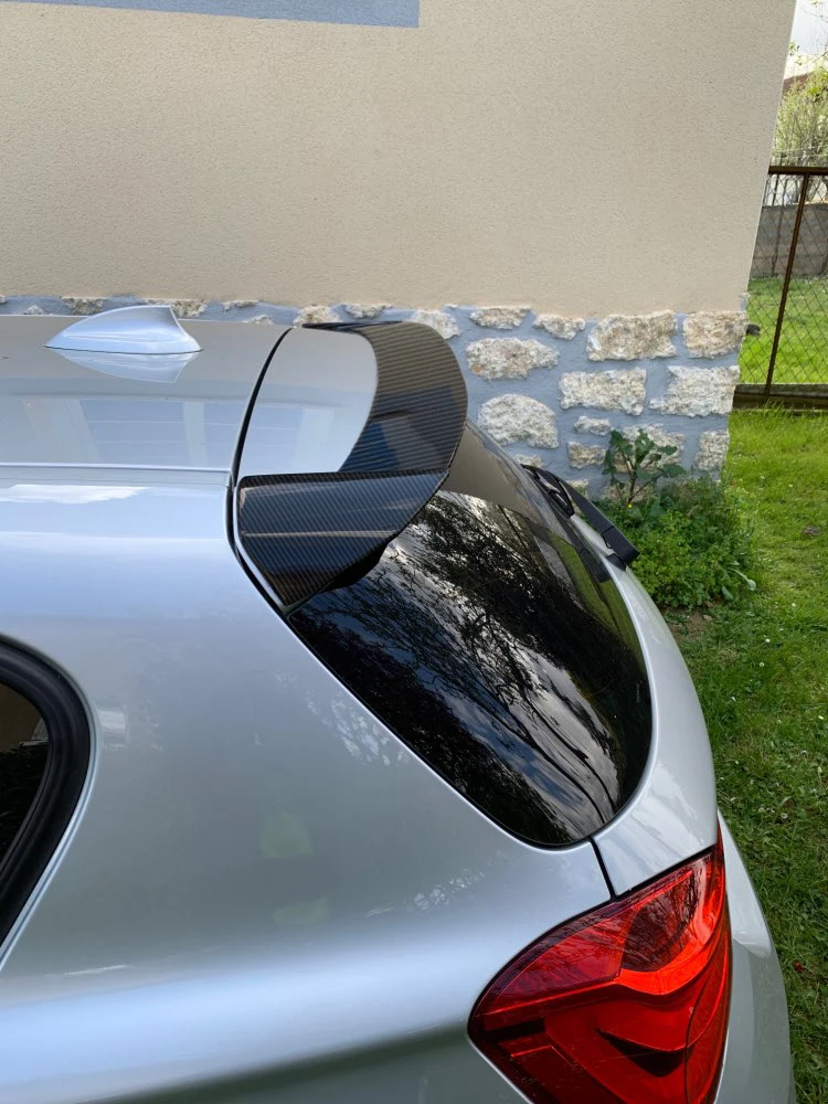 de carbono abs spoiler para bmw f20 f21 116i 120i 118i m135i