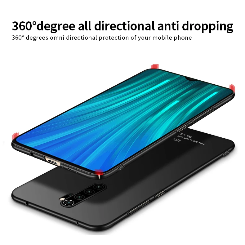 Чехол Msvii для Xiaomi Redmi Note 8 T 8 Pro, чехол, тонкий матовый чехол для Redmi Note 8 T, чехол, жесткая задняя крышка, Xiomi Redmi Note 8 Pro 8 T