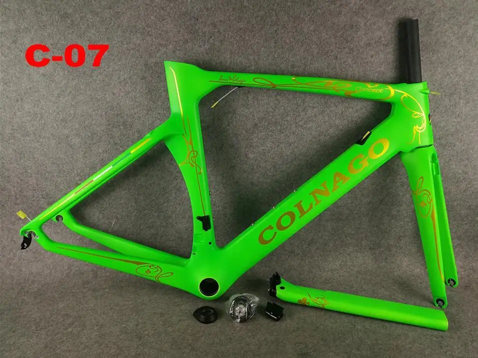 Colnago набор углеродных дорожных Рам обода тормоза карбоновые рамы для велосипеда черные синие XDB UPS DPD