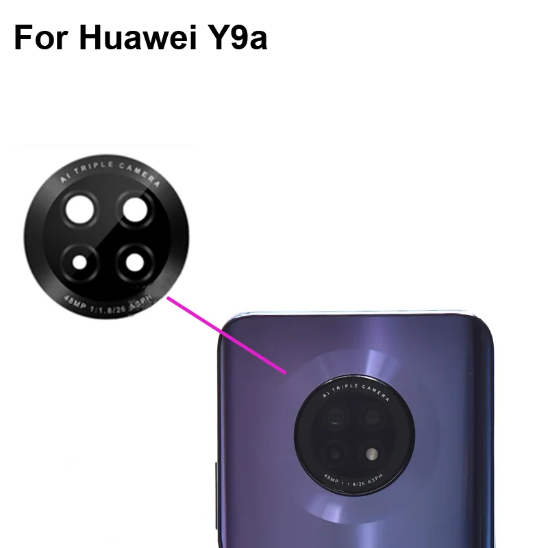 Высококачественный стеклянный объектив задней камеры для Huawei Y9A подходит Y9a Y9 A