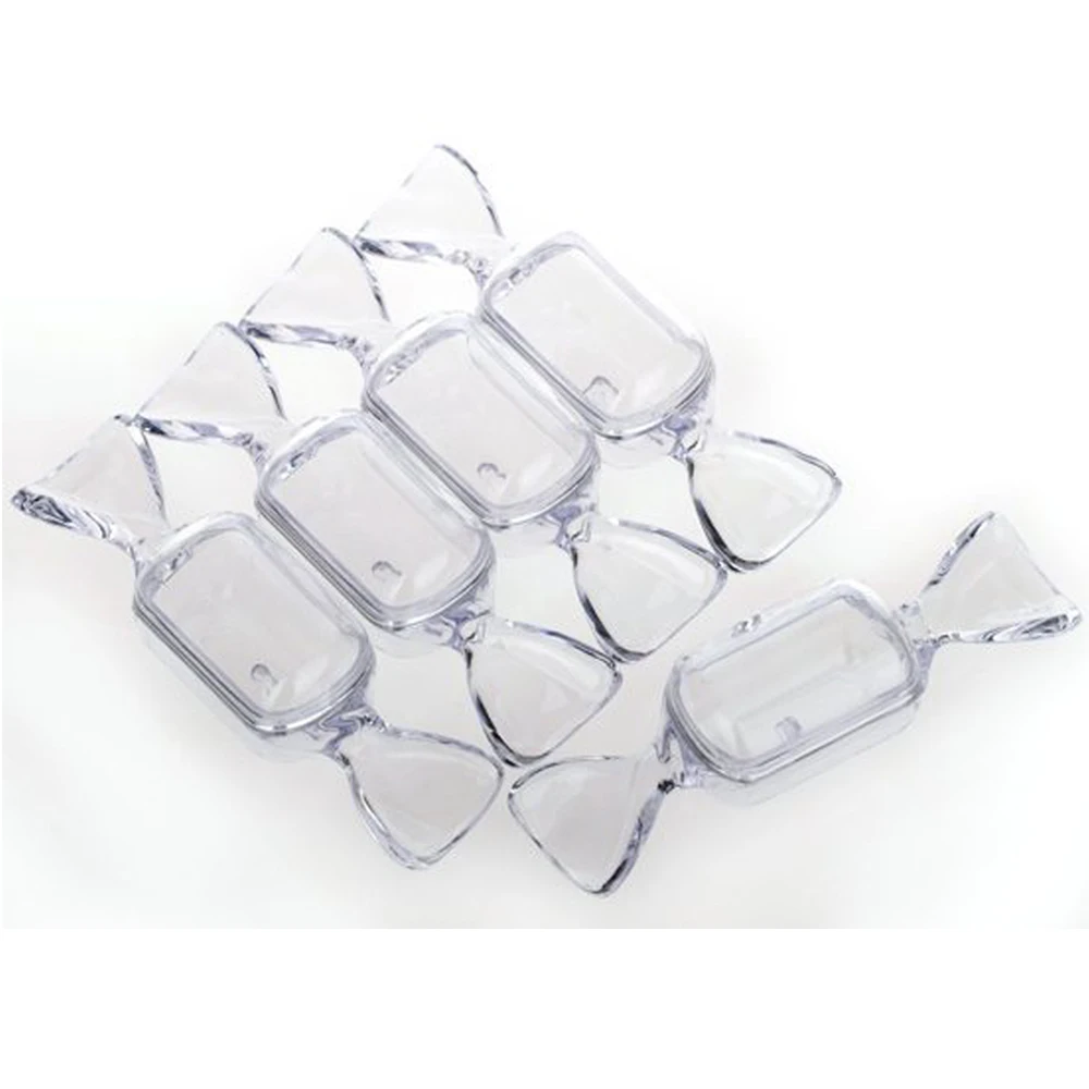 Прозрачный пластиковый чехол для ювелирных изделий 5 шт.|box spring|box wholesalerbox scissors |