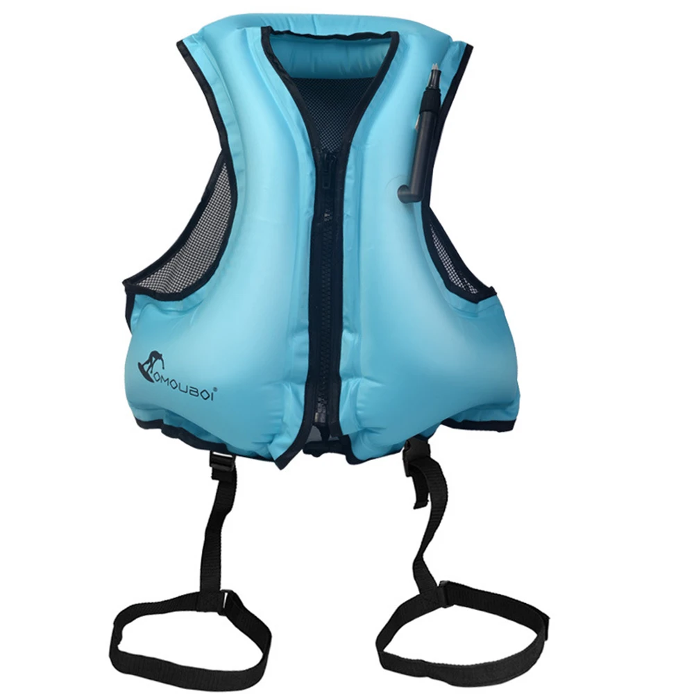 Details about   Adult Inflatable Swimming Life Vest Life Jacket Snorkeling Floating Surfing 