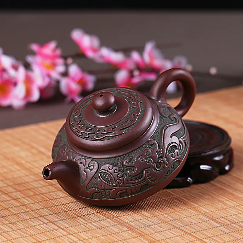 Чайный сервиз из фиолетовой глины традиционный китайский чайный Tie Guan Yin в ретро