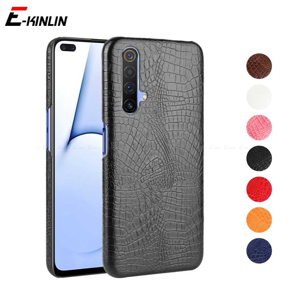 Роскошный чехол для телефона с крокодиловой кожей OPPO Realme Q X2 XT X Lite X7 X50 Pro X50m X3 Super Zoom