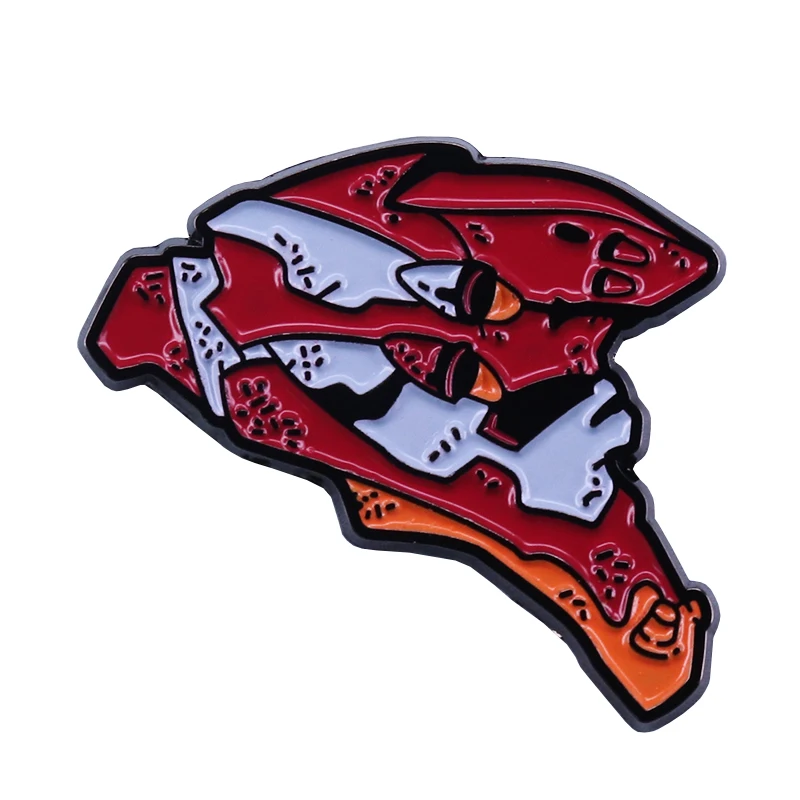 EVA-02 Pin Creator Hideaki Anno's classic anime brooch Sci-Fi Fandom Collection Kids Gift | Украшения и аксессуары