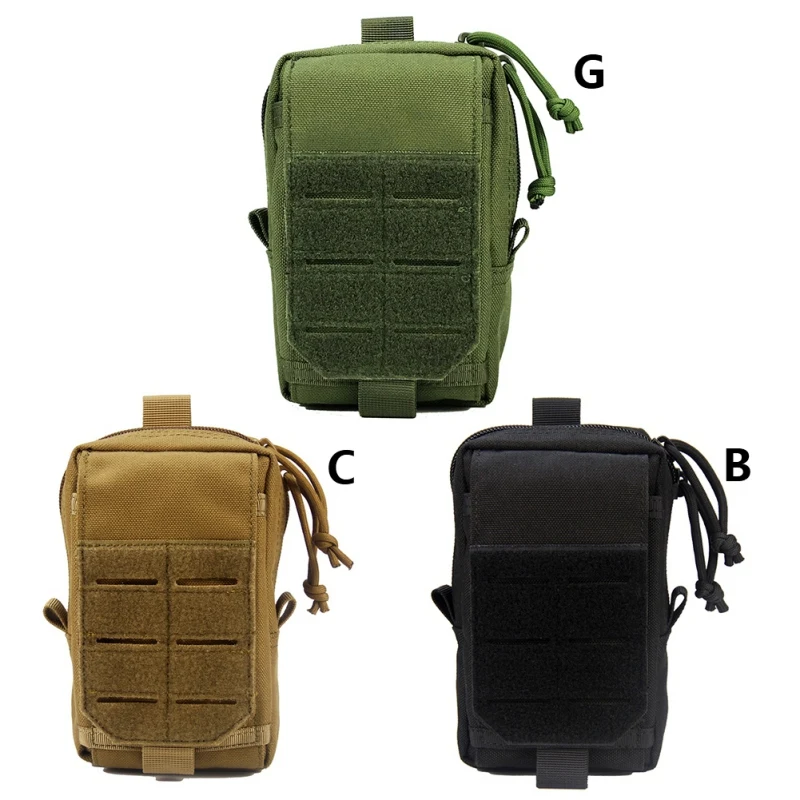 

Multifunction Outdoor Hunting Molle EDC Pouch Utility Gadget Belt Waist Bag Portable Waterproof Camping Hiking BagZi