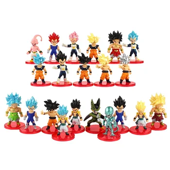 

new 21pcs set Dragon Ball Z SUPER saiyan Broli Vegeta Freeza Son Goku Action Figure Toys