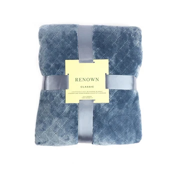 

Flannel Blanket Bedspread Winter Warm Bed Cover Soft Throw Blanket Sofa Quilted Cover Blanket Fleece Plaid Blanket For Bed
