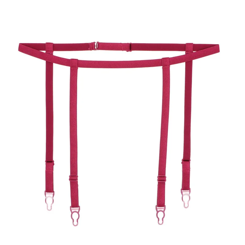 wine red Varsbaby Новое поступление сексуальное тонкое нижнее белье 4 цвета красивые подвязки для женщин - Цвет: wine red