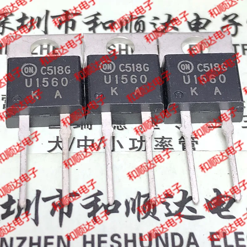 10 шт./лот MUR1560G U1560 новые имеющиеся в 220-2 600V 15A