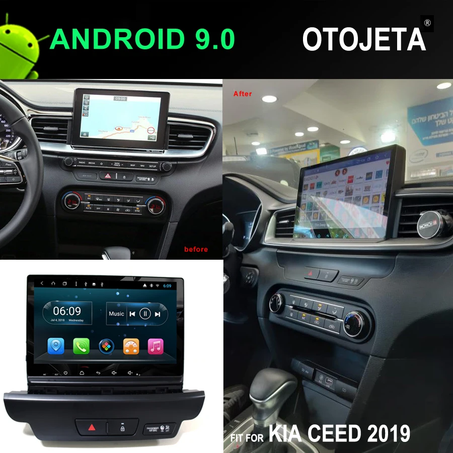 4G lte Восьмиядерный автомобильный Android 9,1 плеер радио для kia ceed Автомобильный gps Мультимедийная стереокамера магнитофон с CANBUS