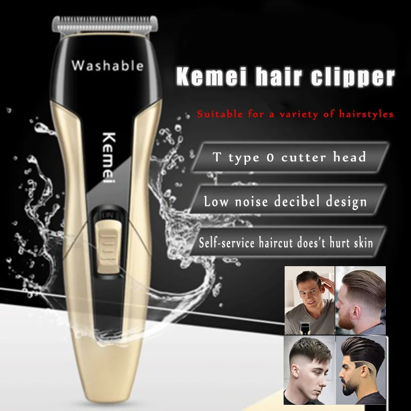 

trimmer Kemei hair Clipper professional electric razor washable clipper safety razor Rechargeable hair clipper 5