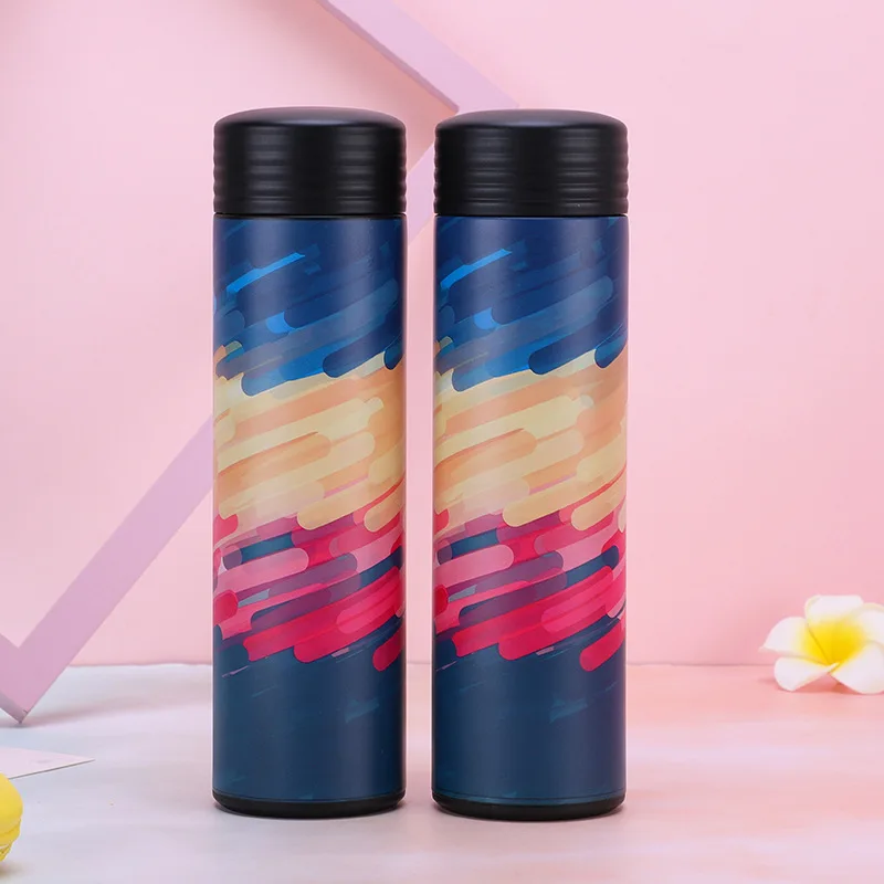 Colorful Thermos Travel Hiking Camping Office Thermo Cup Coffee Tea Milk Efficient Insulation Thermo Bottle Portable Vacuum cup