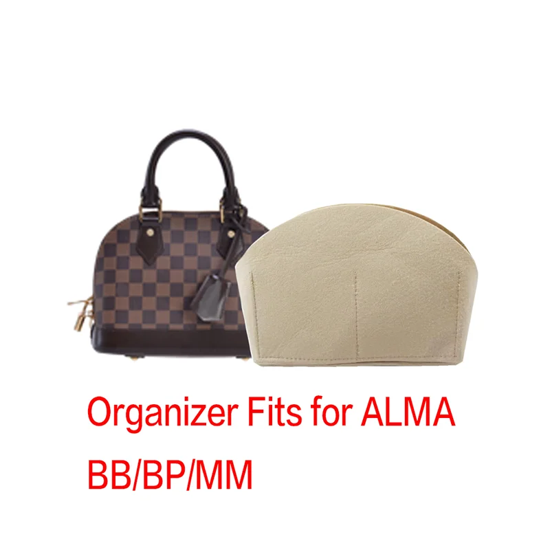 For Alma BB bag Insert Organizer Makeup Small Handbag Organize Inner Purse  Portable Cosmetic bing Shell bag organizer Christmas - AliExpress