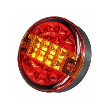 

Universial Car Tail Light Rear Stop Indicator Brake Caravan Signal Trailer Car Light Truck Lorry Light Van Round I2C0