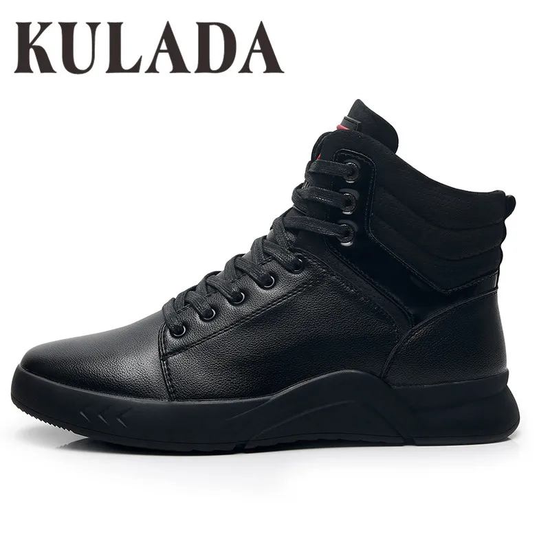 KULADA Newest Boots Men‘s Winter Sneakers Boots Outdoor Working Waterproof Super Warm Boots Breathable Men Casual Winter Shoes