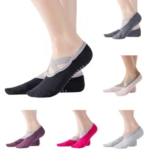 Барра Пилатес Женские Балетные Йога Танец низкий, чтобы помочь носки анти-катание Хлопок высокие кеды Профессиональный Противоскользящий# N