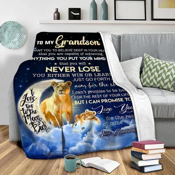 

To My Daughter Custom Exclusive Personality Cashmere Blanket Throw For Sofa Winter Fleece Blanket