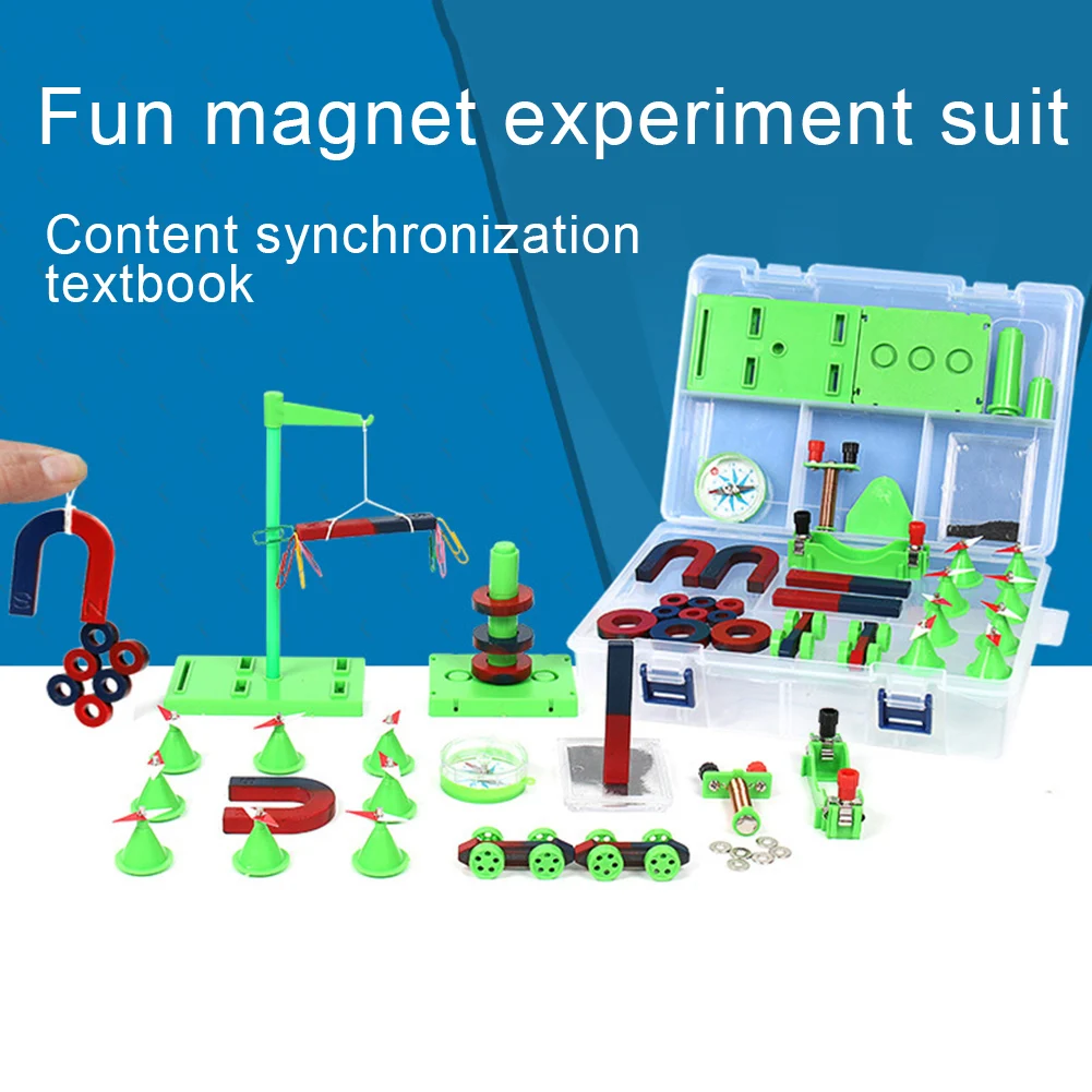 DIY Bar Ring Hufeisen Kompass Magnete Set grundlegende Physik Science ToysB BOD 