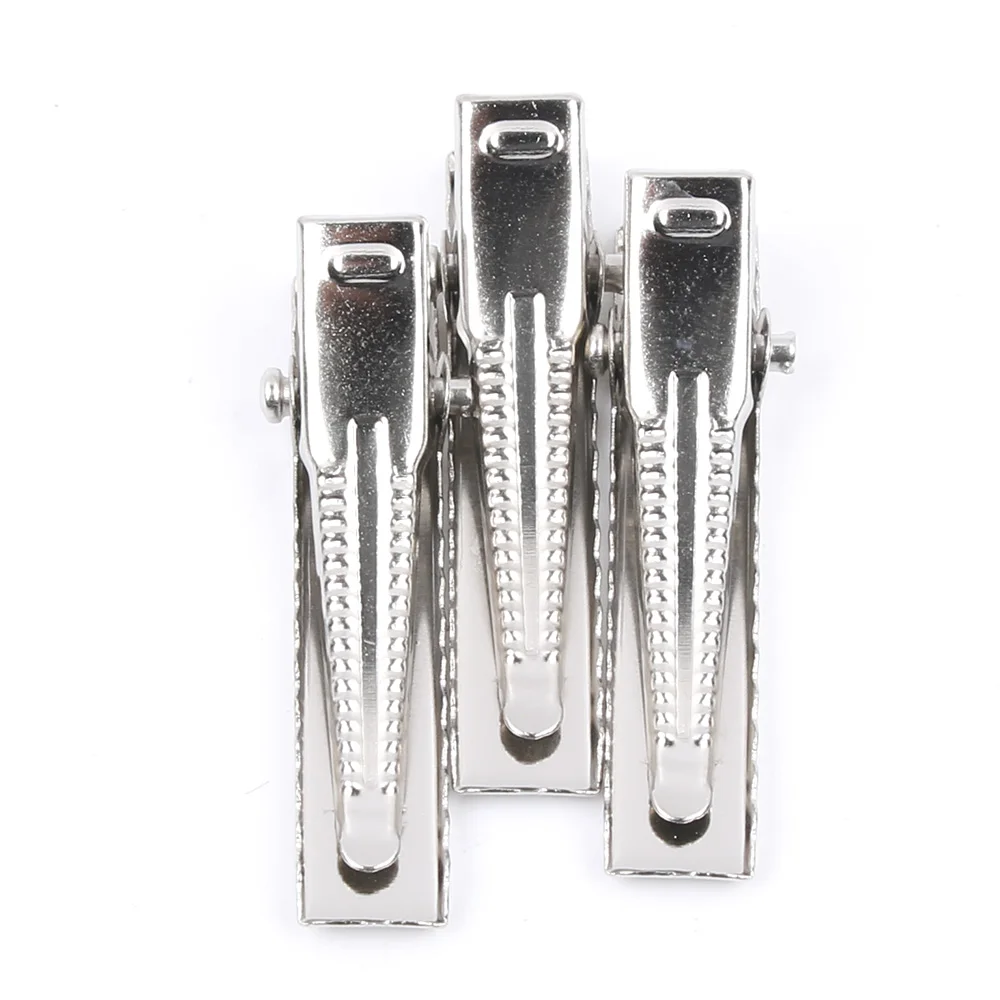 Pinces à cheveux alligator en métal pour coiffure et diy_voghion.com