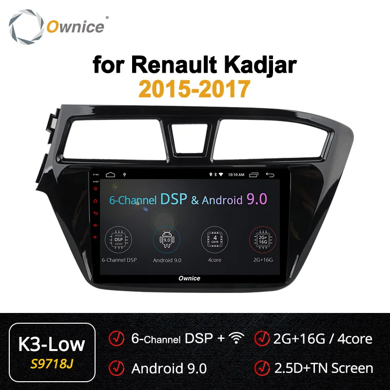 S9718-1 K3 LOW Ownice K3 K5 K6 Android9.0 8Core автомобильный DVD gps стерео проигрыватель для hyundai I20 4G DSP 360 панорама оптического волокна - Цвет: S9718-1 K3 LOW