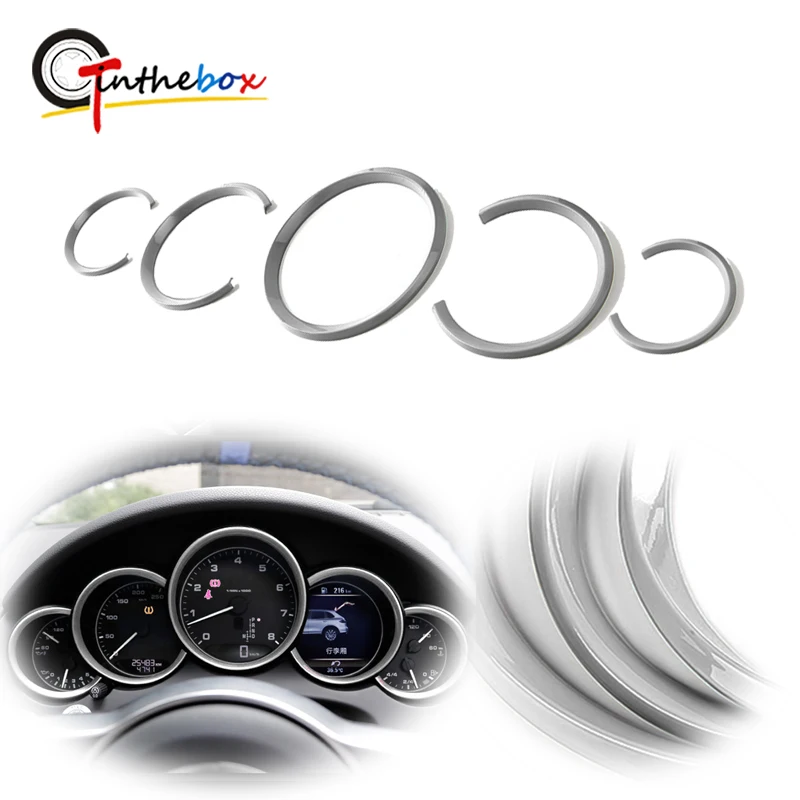 5 шт. серебристые аксессуары для приборной панели | Автомобили и мотоциклы