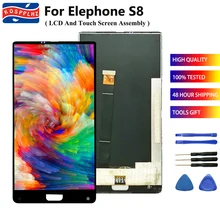 Оригинальное качество для Elephone S8 ЖК-дисплей+ кодирующий преобразователь сенсорного экрана в сборе Замена для 6,0 дюймов Elephone телефона S8+ Инструменты
