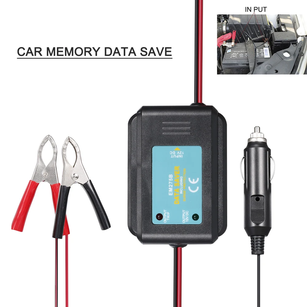 Car Memory Data Saver Automotive Emergency Power Supply Cable Battery Tester Connector Keeper | Автомобили и мотоциклы