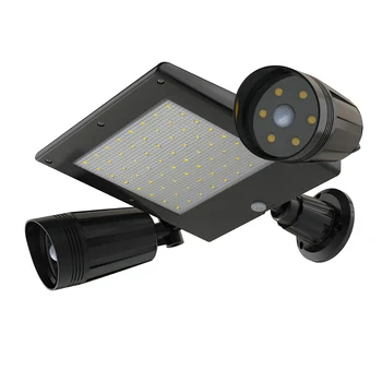 

BRELONG Solar Garden Light LED Body Sensor Outdoor Waterproof Double Head Projection Wall Light