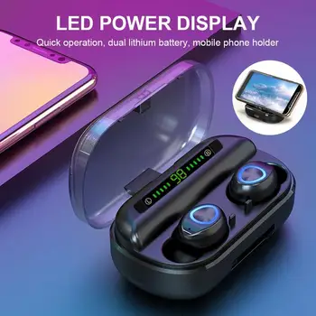 

LED Display Bluetooth 5.0 Wireless Earphone Touch Control Stereo Sports Earbuds In-Ear Headphone Wireless Bluetooth Earphone