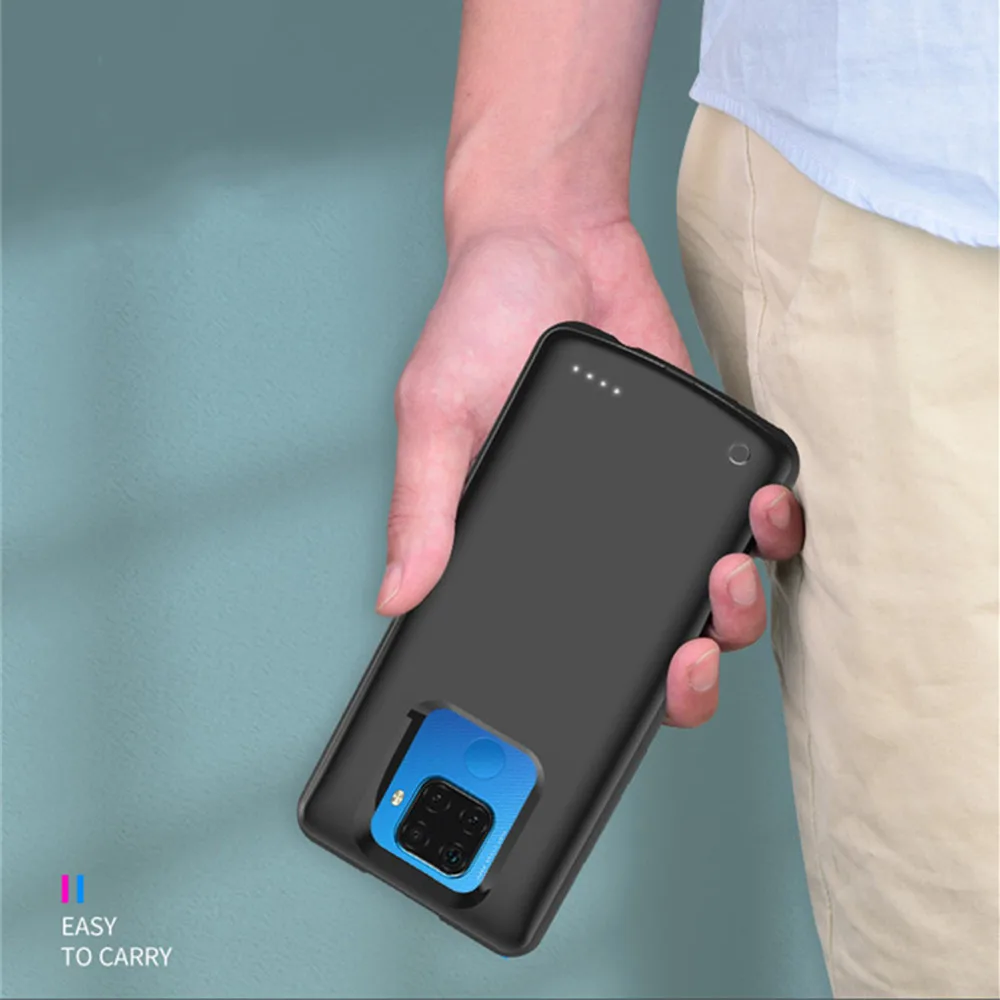NTSPACE 6500 мАч Расширенный чехол для телефона с аккумулятором питания для huawei mate 30 Lite Портативный чехол для внешнего аккумулятора запасной чехол для зарядного устройства