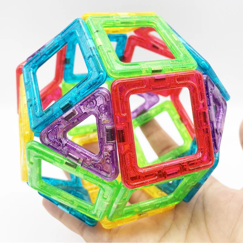 50PCS Magnetic Blocks Designer Constructor Set Model & Building Toy for Children