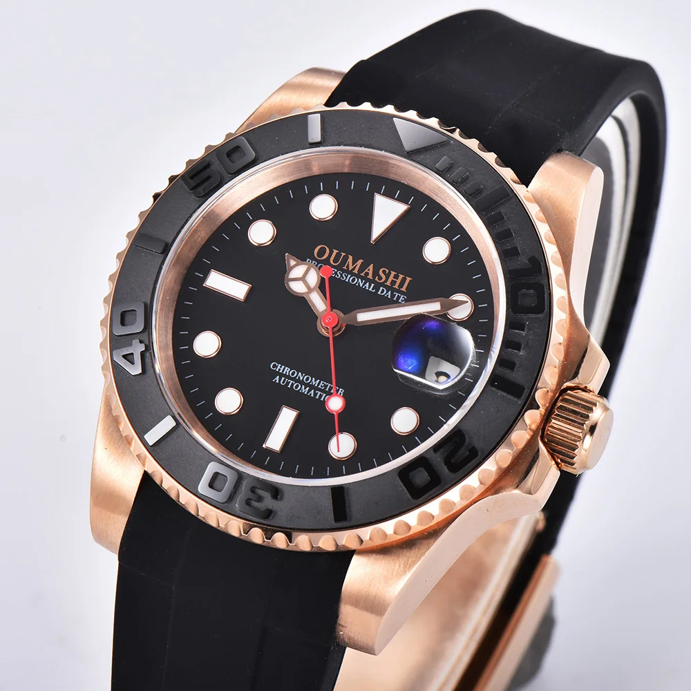 automatic mechanical watch for the Men's watches men Stainless steel water proof Luminous | Наручные часы
